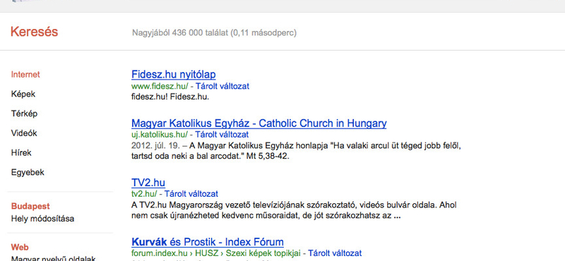 Meghökkentő kereséssel juthatunk a Fidesz és a Katolikus Egyház honlapjára