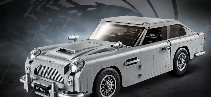 Működő katapultülés az új James Bond Lego autóban