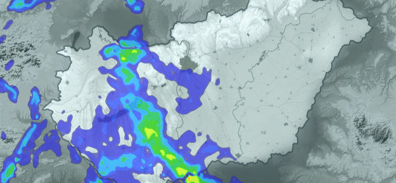 Érkezik a hidegfront, éjjel már leszakadhat az ég délen