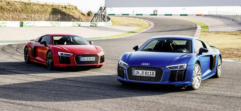 Íme, a 610 lóerős Audi R8 Plus