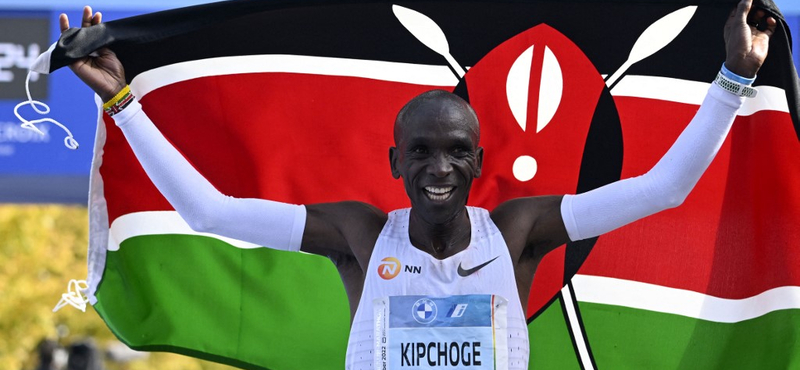 Eliud Kipchoge megdöntötte világcsúcsát a berlini maratonon