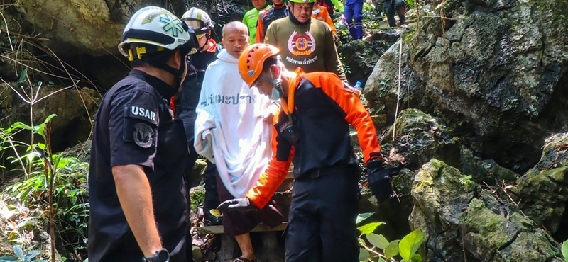 Meditálni ment egy barlangba, négy napra csapdába esett egy thaiföldi szerzetes