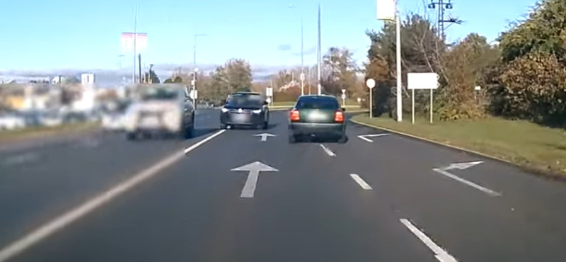 Ez a sofőr Győrben kiérdemelte az őrült SUV-s címkét – videó