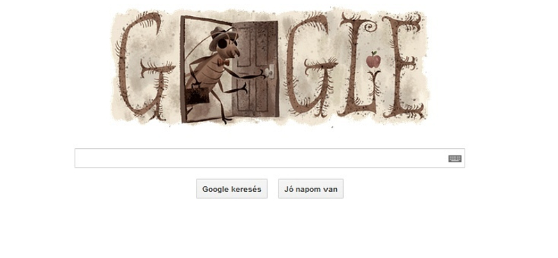 Fotó: Gregor Samsára emlékezik ma a Google Doodle