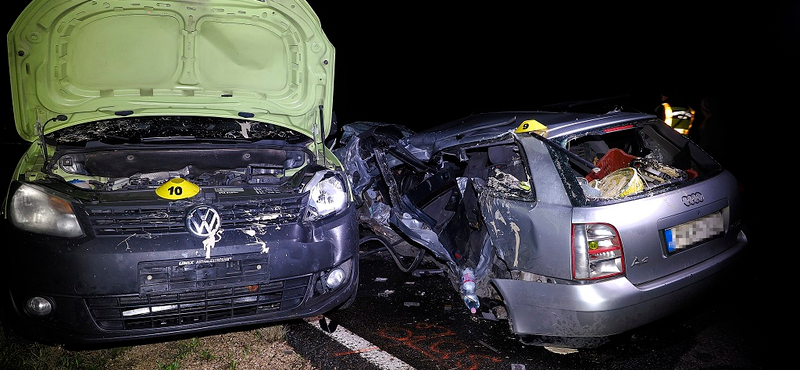 Három autó ütközött az M9-esen, ketten meghaltak