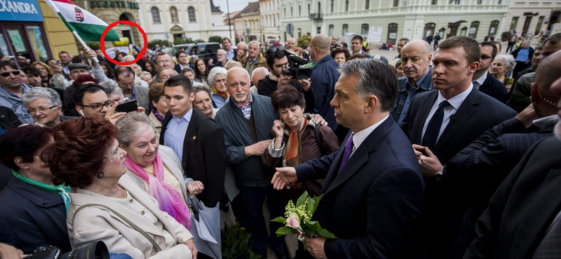 Az MTI kihagyta a dulakodást Orbán pécsi látogatásából (fotók)