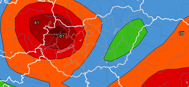 Végre eláll az eső, napsütés jöhet a hosszú hétvégén – térkép