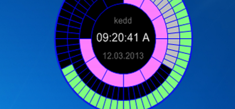 Ne érje be a megszokottal, tegyen egy igazán látványos órát windowsos felületére