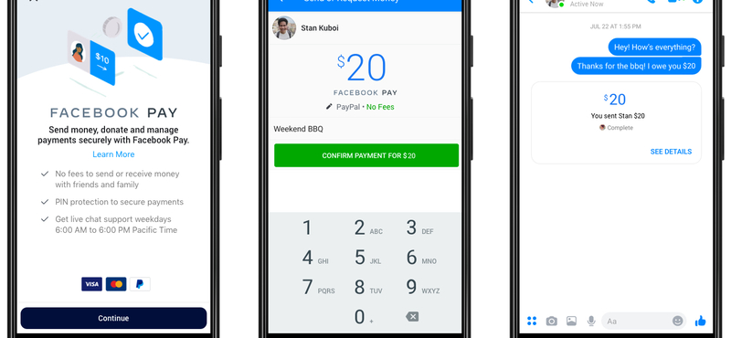 Itt a Facebook Pay: pénzt küldhet ismerőseinek a Messengeren, de fizethet is vele