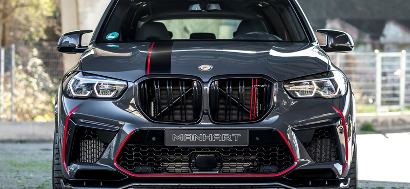 730 lóerős biturbó V8 a BMW X5 M-ben