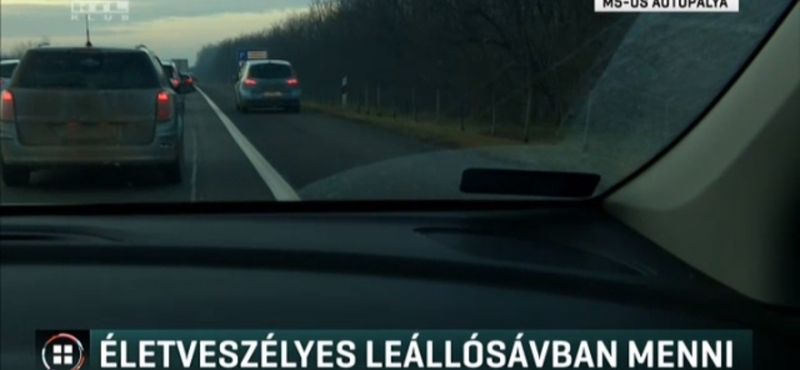 Többen is a leállósávban előzték le a tévéseket