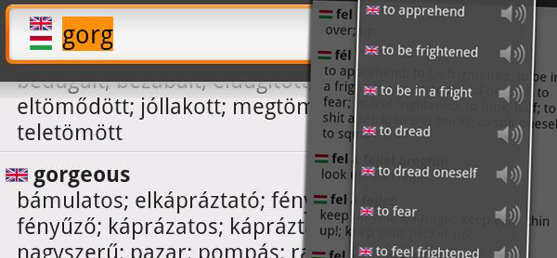 A hét Android alkalmazása: Angol szótár