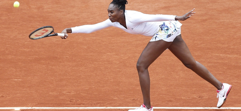 Venus Williams már ki is esett a Roland Garroson