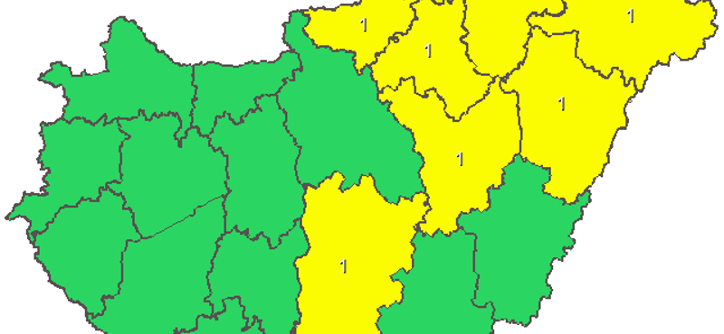 Figyelmeztetést adtak ki a köd miatt