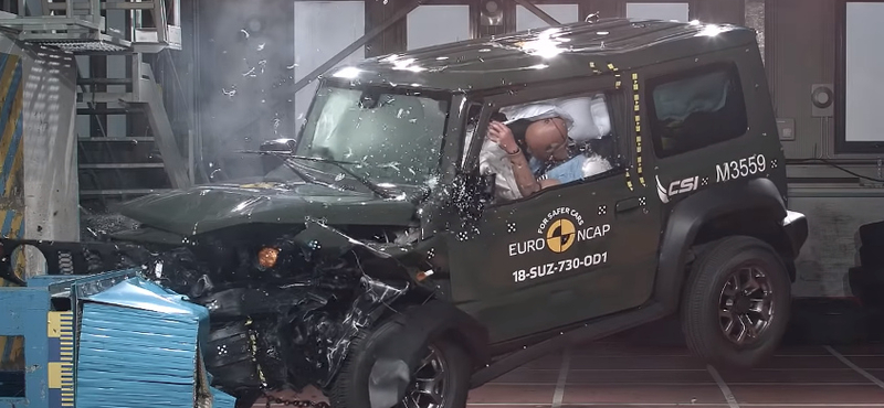 Az új Suzuki nem szerepelt túl jól a törésteszten