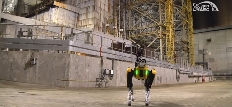 Szétnézett Csernobilban az egyik legjobban működő robot