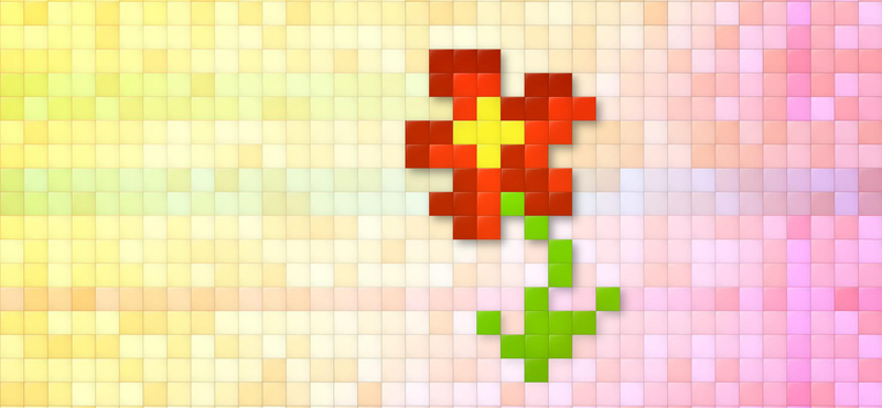 Mai háttérkép: Pixel Flower