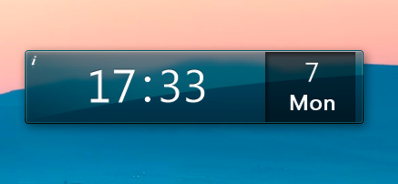 Rendkívül ízléses és praktikus óra a Windows Asztalára, ingyen!