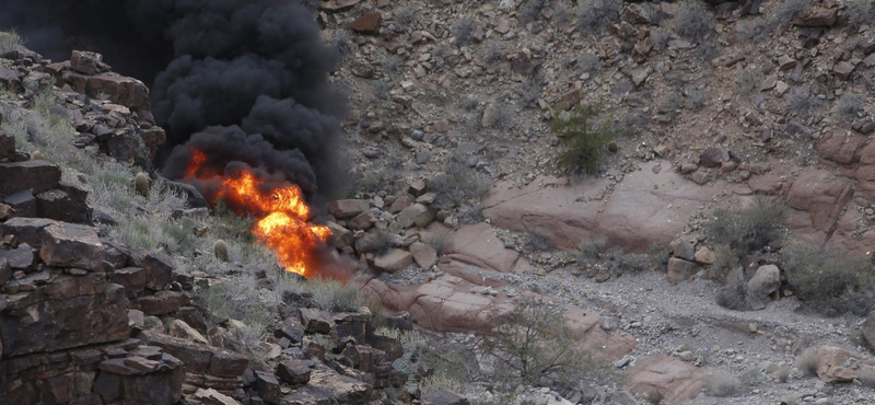 Brit turisták utaztak a Grand Canyonba zuhant helikopteren