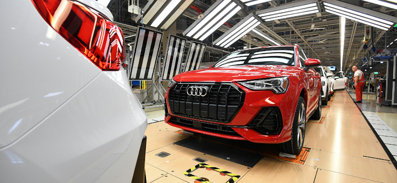 Közel 178 ezer autót gyártott tavaly a győri Audi