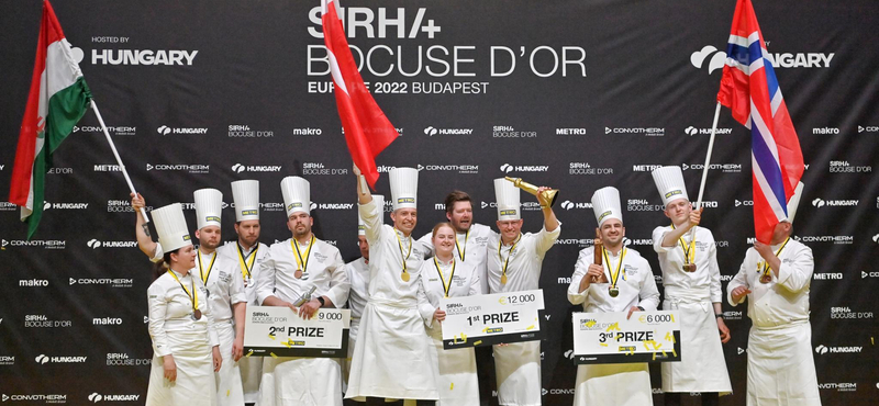 Második lett a magyar csapat a Bocuse d’Or európai döntőjén