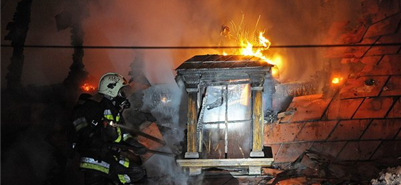 Leégett egy műemlék villa a II. kerületben