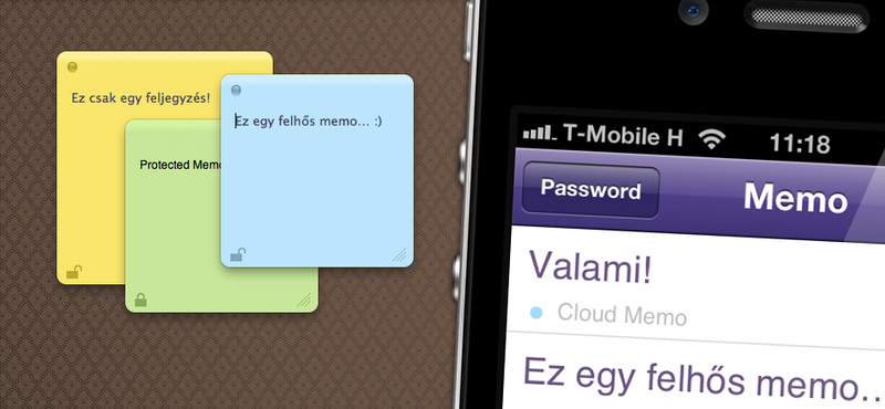 Sárga cetlik a felhőben Macen, iPhone-on és iPaden