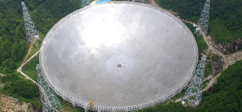 Kína megnyitja az 500 méter átmérőjű rádióteleszkópját, külföldi kutatók is használhatják