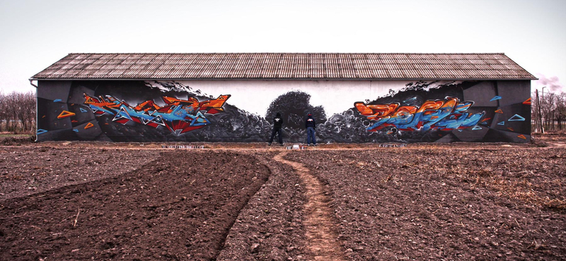 Budapest street art: 40 méteres óriás graffiti hazánk fiaitól