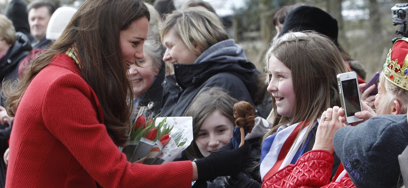 Fotó: Kate Middleton megdöbbent, amikor meglátta saját magát