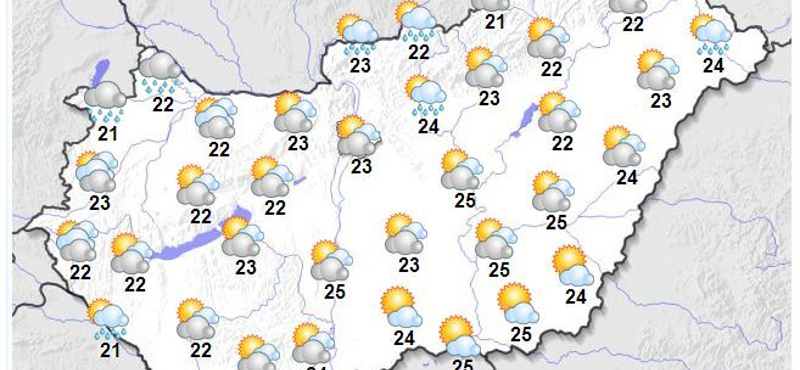 Hűsítő hidegfront teszi elviselhetőbbé az életünket, élvezzük ki, mert a hét második felétől jön vissza a kánikula