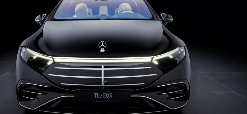 822 kilométeres hatótávval itt az új Mercedes EQS luxus villanyszedán