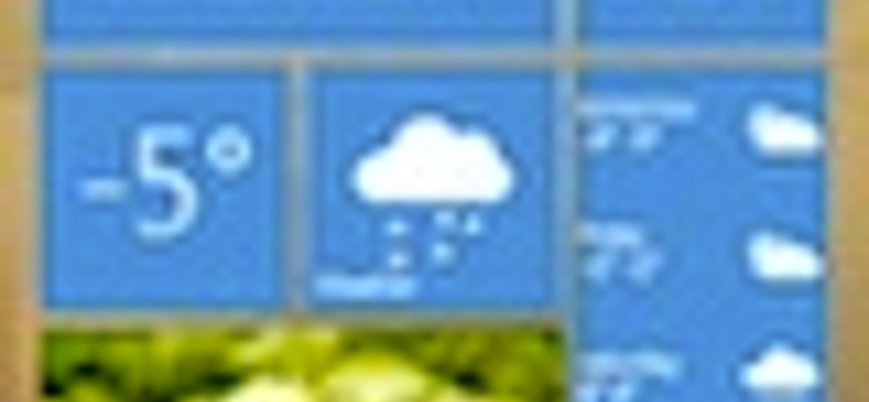 Látványos, WP7 stílusú időjárás-widget a Windowsra