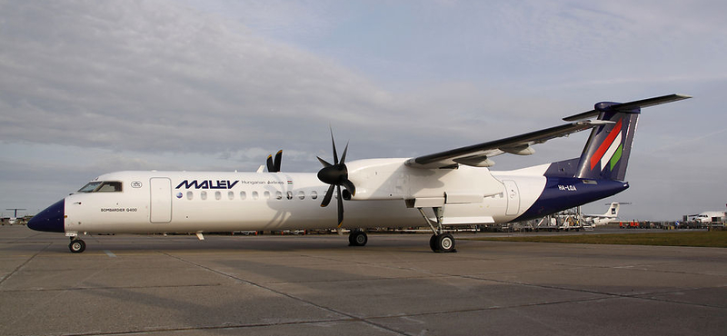 Új arculatra vár a Malév harmadik Q400-asa