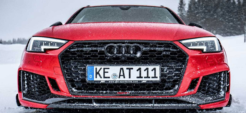 Heves havas: Hóban debütált az 530 lovas Audi sportkombi