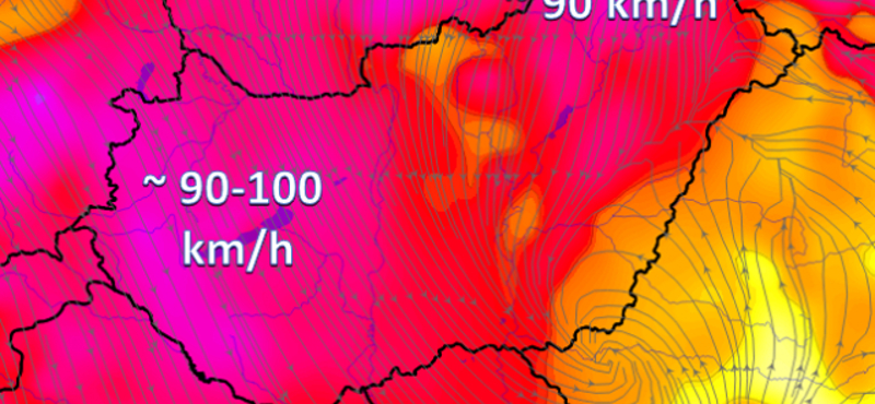 Születőben van a Magyarországra leselkedő ciklon – térképek