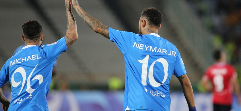 Futballtörténelmet írt Neymar szaúdi csapata