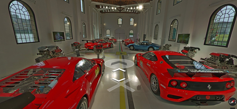 Nézze meg, felkerült a Ferrari Múzeum a Google Street View-ra