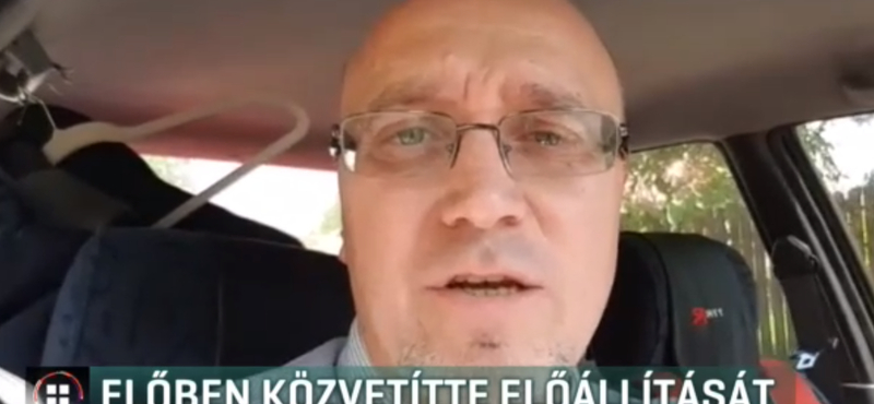 Élőben közvetítette előállítását a volt érpataki polgármester