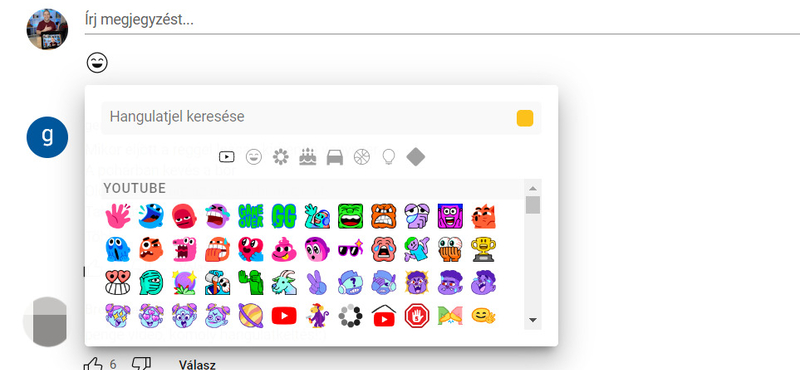 Nézzen rá a YouTube-ra, jópofa hangulatjelek jöttek a videókhoz