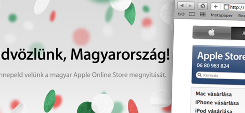 Megnyitott a hivatalos magyar Apple Online Store!