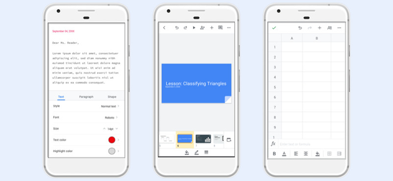 Új kinézetet kapnak a Google dokumentumkezelő alkalmazásai