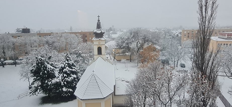 Órákig tartó áramszünet volt a fél budapesti agglomerációban a havazás miatt