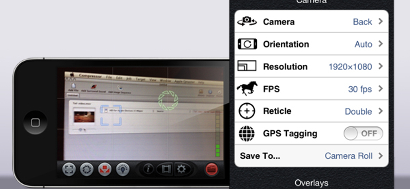 Teljesen testre szabható videofelvételek az iPhone-nal
