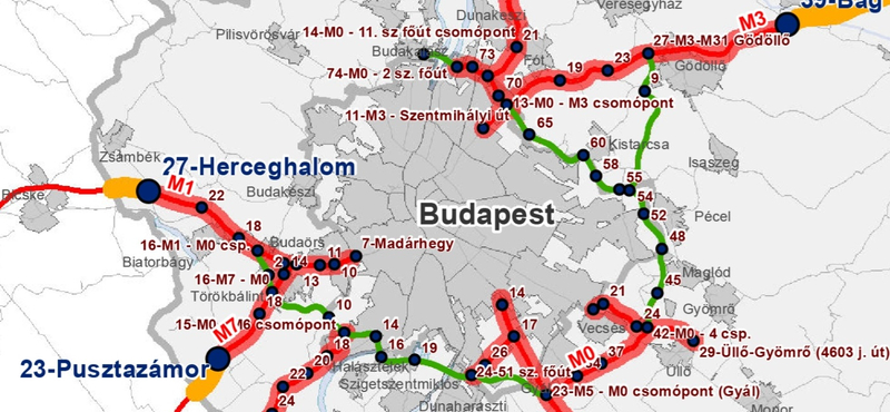 Hol válnak fizetőssé az autópályák? Íme a részletes térképek