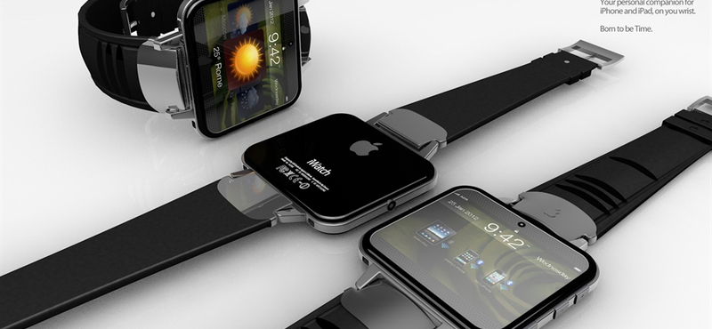 Ilyen lehet az Apple órája, az iWatch 2