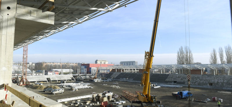 Épül-szépül a Vasas új, hétmilliárdos stadionja – fotókon mutatjuk a munkálatokat