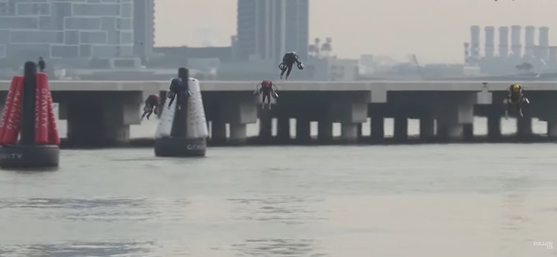 Megrendezték a világ első jetpackes versenyét Dubajban – videó