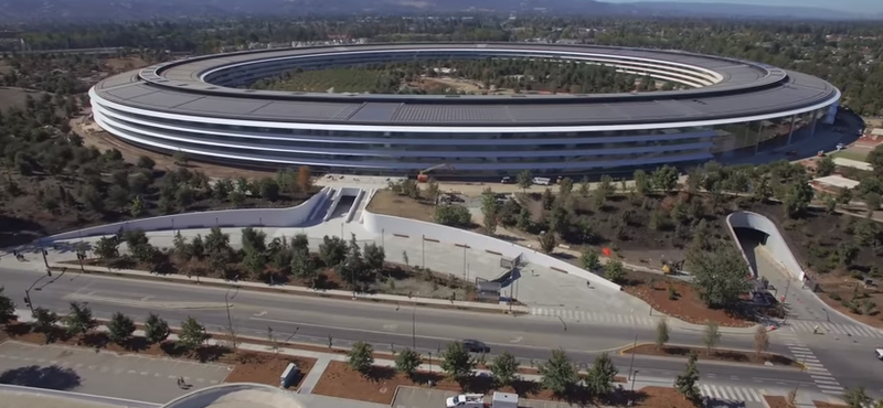 Egyre szebb és majdnem kész: itt a legújabb drónvideó az Apple Parkról