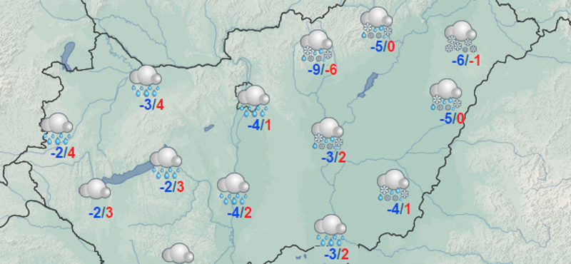 Enyhe, de rossz idő lesz hétfőtől